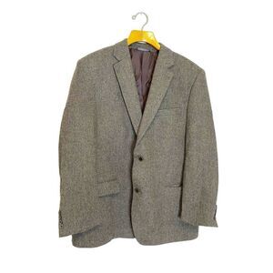 Lanificio di Pray 48R Blazer Sport Coat S. Cohen Perlis Brown Wool Cashmere
